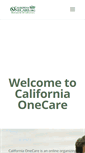 Mobile Screenshot of californiaonecare.org